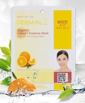 Маска Dermal Vitamin Collagen Essence с коллагеном и витаминами 656 фото