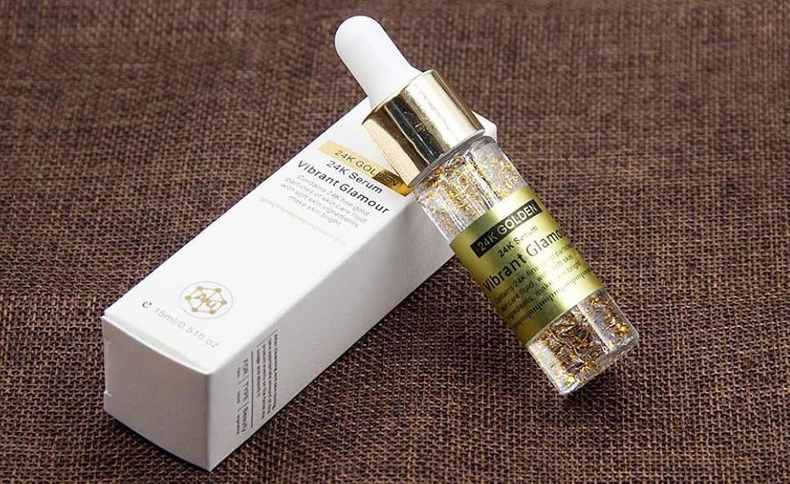 Омолаживающая лифтинг-сыворотка Vibrant Glamour с пептидами и биозолотом 24К 1070 фото