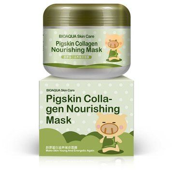 Омолаживающая маска с коллагеном BioAqua pigskin collagen nourishing mask 947 фото