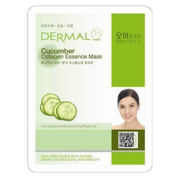 Коллагеновая маска с экстрактом огурца Cucumber Collagen Essence Mask 41 фото