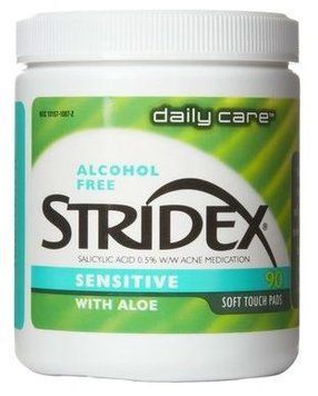 Серветки анти-акне з саліциловою кислотою та алое Stridex Sensitive 239 фото