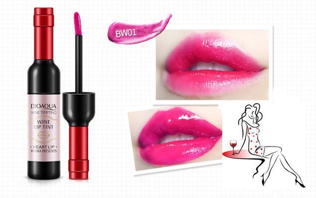 Винний Тінт для губ BioAqua Wine Lip Tint 820 фото