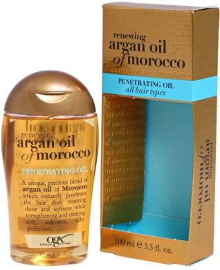 Масло для волос Renewing Moroccan Argan Penetrating Oil, OGX