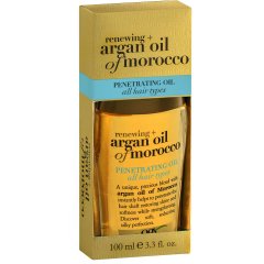 Олійка для волосся Renewing Moroccan Argan Penetrating Oil, OGX