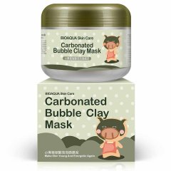 Кислородная самопенящаяся маска BIOAQUA Carbonated Bubble Clay Mask, 100 гр