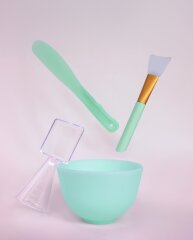 Набір для масок з силіконової чашею (4 предмета)