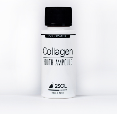 Сыворотка с коллагеном 2SOL Collagen youth ampoule collagen 80% . 30мл.