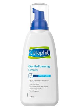 Зволожуюча піна для щоденного вмивання Cetaphil Gentle Foaming Cleanser Face All skin Types, 236 мл