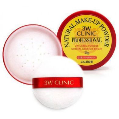 Професійна матуюча пудра 3W CLINIC Natural Make Up Powder (DoDo Red Box), 30 гр