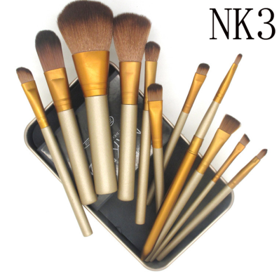 Набір пензлів для макіяжу NK3, (12 штук)