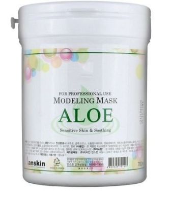 Маска альгінатна багатофункціональна з алое, Anskin Aloe Modeling Mask, Банка 240 грам.